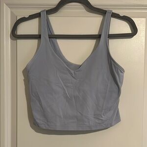 Light Blue Cropped Tank Top